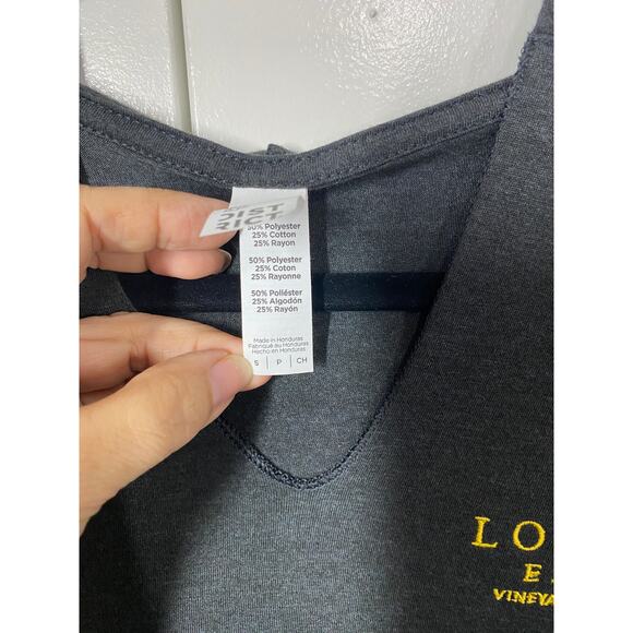 Lorenzi Estate Vineyards and Winery Long Sleeve Lightweight Hoodie Gray SMALL - Picture 5 of 8